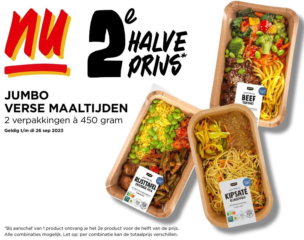JUMBO VERSE MAALTIJDEN 450g aanbieding bij Jumbo