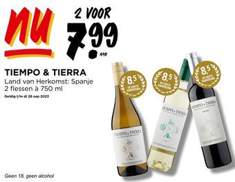 Jumbo TIEMPO & TIERRA  750 ml aanbieding