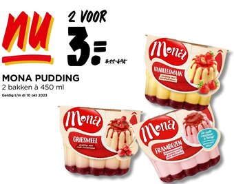 Jumbo MONA PUDDING  450 ml aanbieding