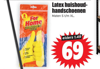 Dirk Latex huishoudhandschoenen aanbieding