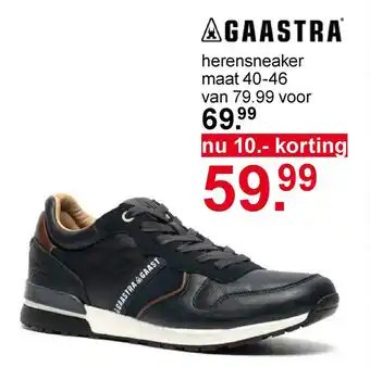 Scapino Gaastra herensneaker aanbieding