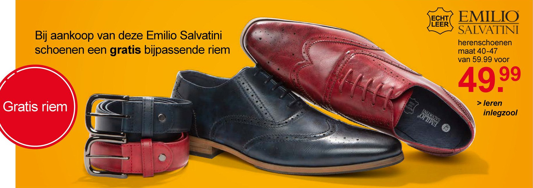 Emilio Salvatini herenschoenen aanbieding bij Scapino