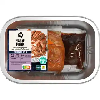Albert Heijn Ah voor in de oven pulled pork aanbieding