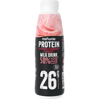 Albert Heijn Melkunie protein framboos aardbei drink aanbieding