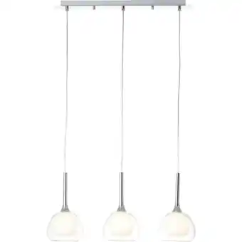 Conrad Brilliant hadan 85573/15 hanglamp spaarlamp, led e14 120 w chroom, wit, transparant aanbieding