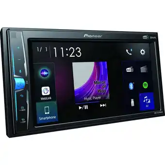 Conrad Pioneer dmh-a3300dab autoradio dubbel din bluetooth handsfree, dab+ tuner, appradio aanbieding