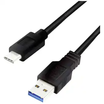 Conrad Logilink usb-kabel usb 3.2 gen1 (usb 3.0 / usb 3.1 gen1) usb-a stekker, usb-c stekker 2.00 m cu0170 aanbieding