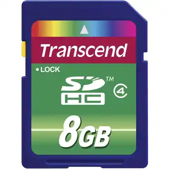 Conrad Transcend standard sdhc-kaart 8 gb class 4 aanbieding