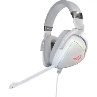 Conrad Asus rog delta over ear headset gamen kabel stereo wit ruisonderdrukking (microfoon) volumeregeling, microfoon uitschakelbaar aanbieding