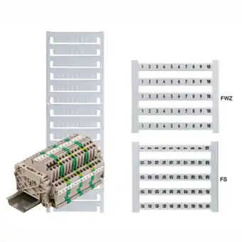 Conrad Klemmarkeerder weidmüller dek 5 fwz 2,4,6-20 0236160000 wit 500 stuk(s) aanbieding