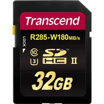 Conrad Transcend premium 700s sdhc-kaart 32 gb class 10, uhs-ii, uhs-class 3, v90 video speed class aanbieding