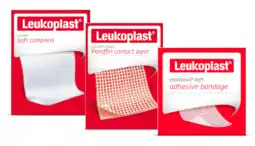 De Online Drogist Leukoplast brandwonden combi verpakking - 3 stuks aanbieding