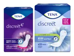 De Online Drogist Tena discreet extra verband + discreet maxi night 2 stuks aanbieding