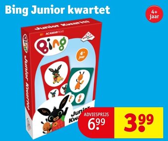 Kruidvat Bing Junior Kwartet aanbieding