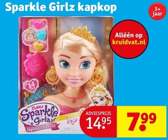 Kruidvat Sparkle Girlz kapkop aanbieding