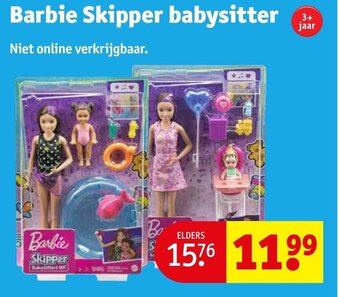 Kruidvat Barbie Skipper babysitter aanbieding