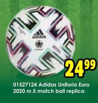 ToyChamp adidas Uniforia Euro 2020 nr.5 match ball replica aanbieding