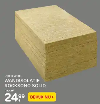 Praxis Rockwool wandisolatie rocksono solid aanbieding