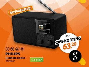 Expert Philips tapr802/12 zwart aanbieding