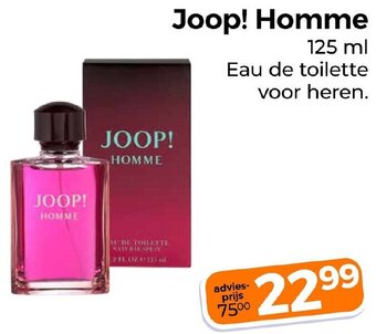 Trekpleister Joop! Homme 125 ml aanbieding