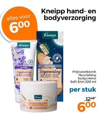 Trekpleister Kneipp hand- en bodyverzorging aanbieding