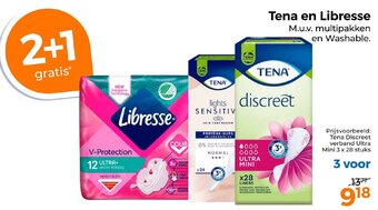 Trekpleister Tena en Libresse aanbieding