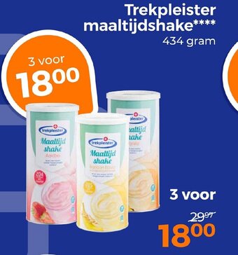 Trekpleister Trekpleister maaltijdshake aanbieding