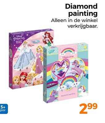 Trekpleister Diamond painting aanbieding