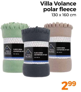 Trekpleister Villa Volance polar fleece aanbieding