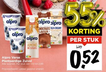 Vomar Alpro Verse Plantaardige Zuivel aanbieding