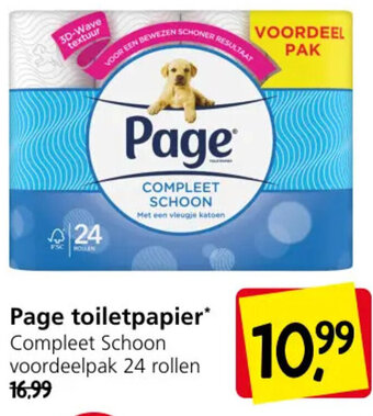 Jan Linders Page toiletpapier aanbieding