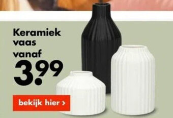 Wibra Keramiek vaas aanbieding