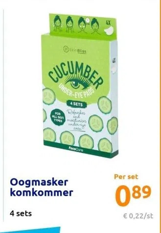 Action Oogmasker komkommer aanbieding