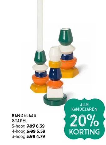 Xenos Kandelaar stapel aanbieding