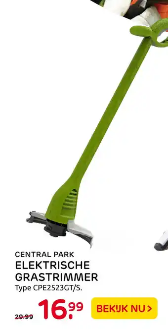 Praxis Central park elektrische grastrimmer type cpe2523gt/s. aanbieding