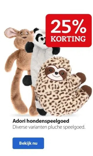 Boerenbond Adori hondenspeelgoed diverse varianten pluche speelgoed. aanbieding