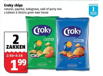 Poiesz Croky chips aanbieding