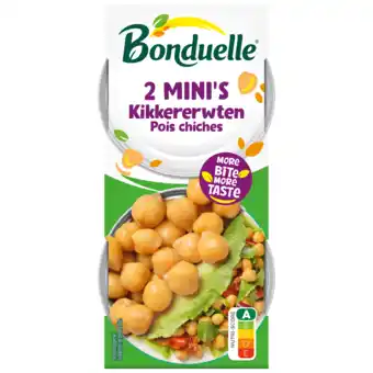 Dekamarkt Bonduelle kikkererwten minipacks aanbieding