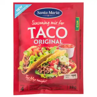 Dekamarkt Santa maria taco seasoningmix aanbieding