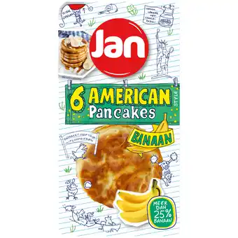 Dekamarkt Jan american pancake banaan 6st aanbieding