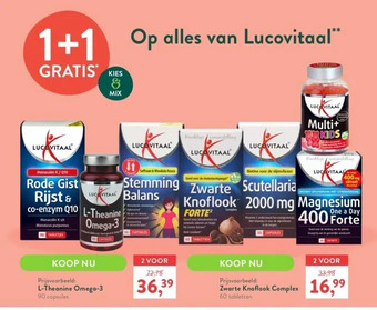 Holland & Barrett Op alles van Lucovitaal aanbieding