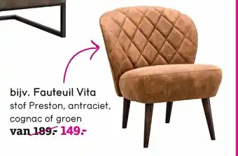 Leen Bakker Fauteuil Vita aanbieding