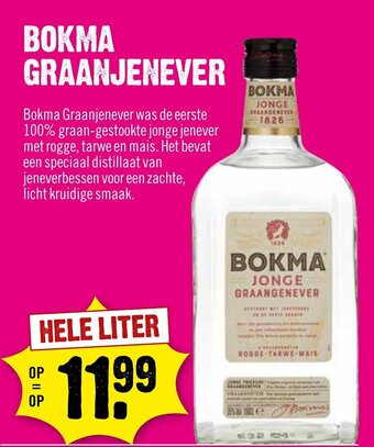 Dirck 3 BOKMA GRAANJENEVER aanbieding