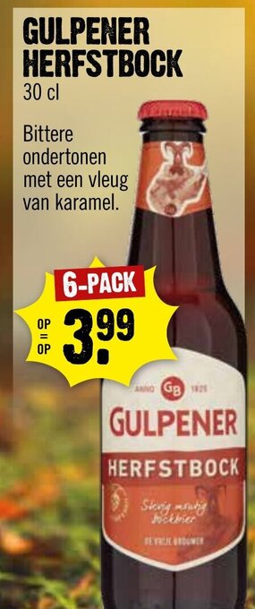 Dirck 3 GULPENER HERFSTBOCK 30 cl aanbieding