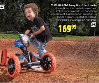 ToyChamp BERG Buzzy Nitro 2-in-1 skelter aanbieding