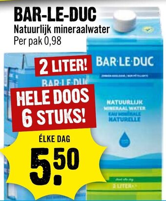 Dirck 3 BAR-LE-DUC Natuurlijk mineraalwater aanbieding