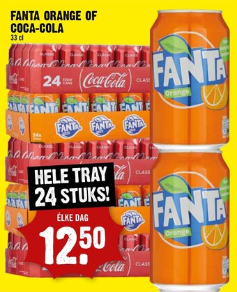 Dirck 3 FANTA ORANGE OF COCA-COLA 33 cl aanbieding