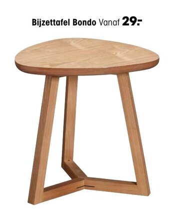 Kwantum Bijzettafel Bondo aanbieding