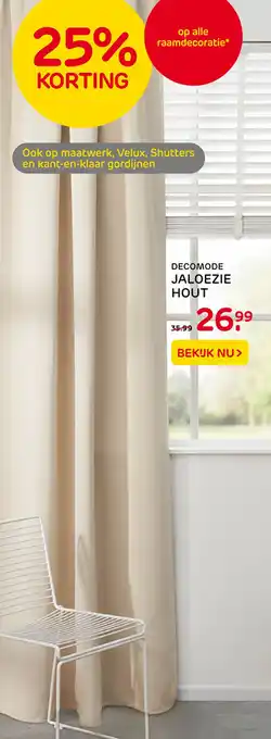 Praxis Decomode jaloezie hout aanbieding