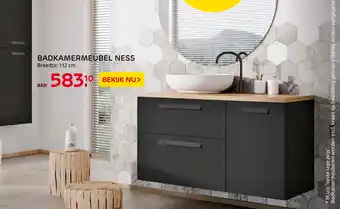 Praxis Badkamermeubel ness aanbieding